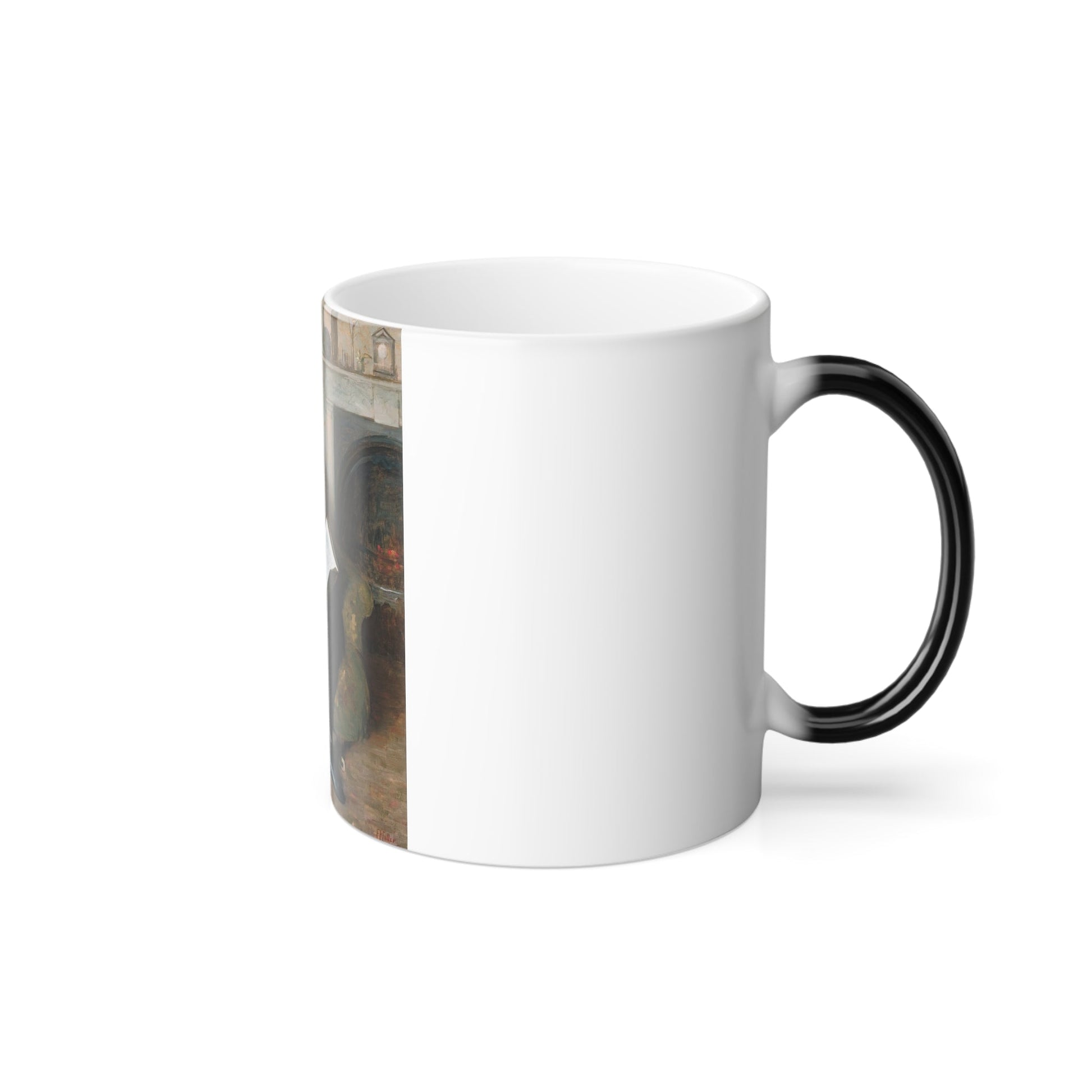 Florence Fuller (1867-1946) Inseparables - Oil on canvas c1900 - Color Changing Mug 11oz-11oz-The Sticker Space