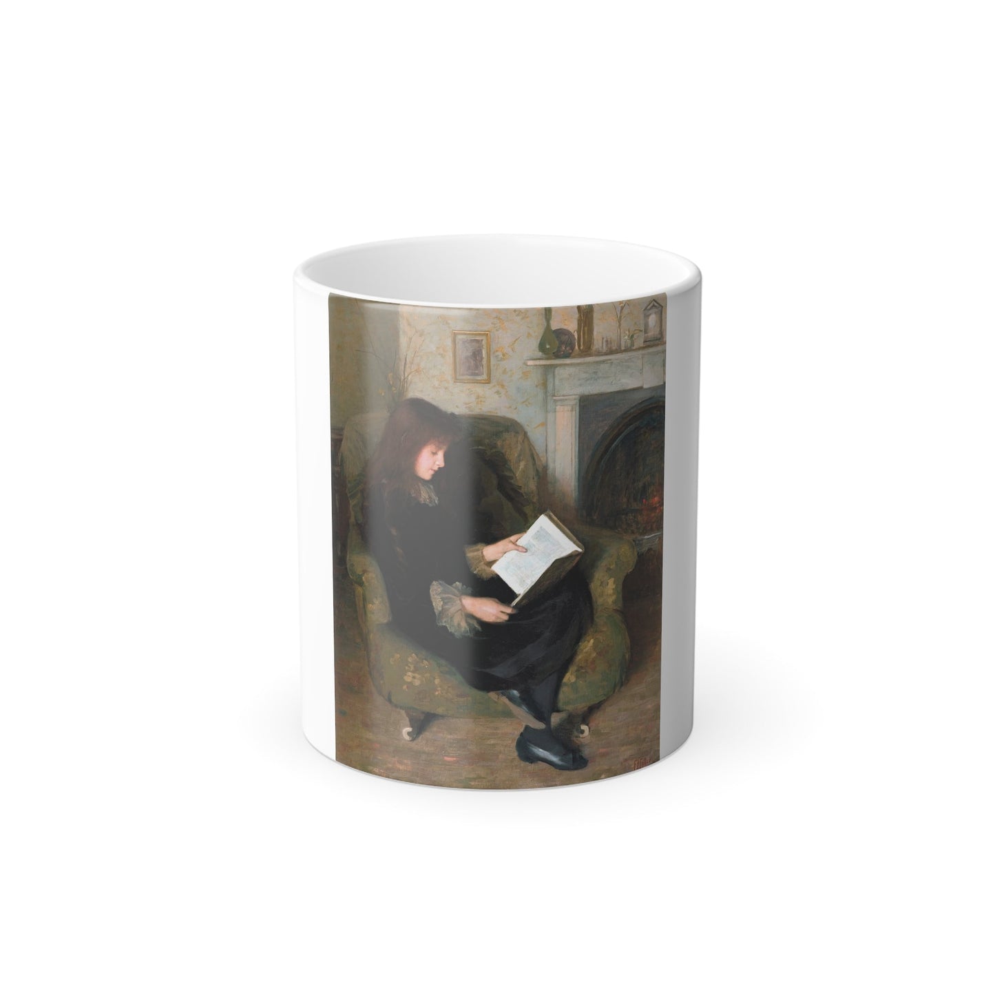 Florence Fuller (1867-1946) Inseparables - Oil on canvas c1900 - Color Changing Mug 11oz-11oz-The Sticker Space
