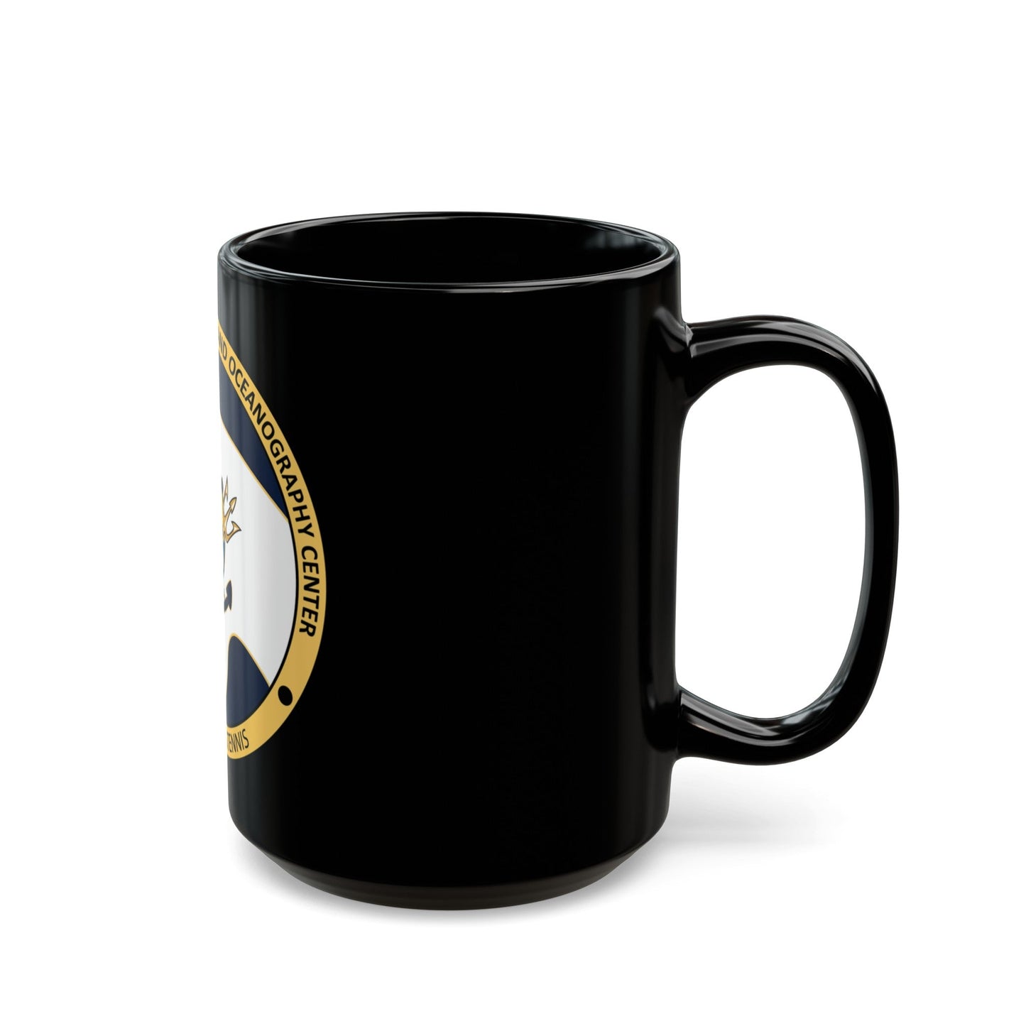 FMNOC Monterey Stennis Fleet Numerical Meteorology and Oceanography Center (U.S. Navy) Black Coffee Mug-The Sticker Space