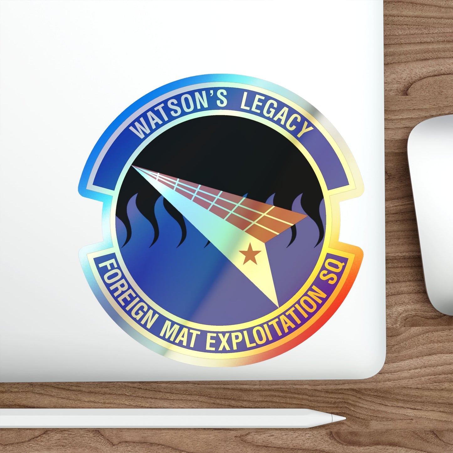Foreign Material Exploitation Squadron (U.S. Air Force) Holographic STICKER Die-Cut Vinyl Decal-The Sticker Space