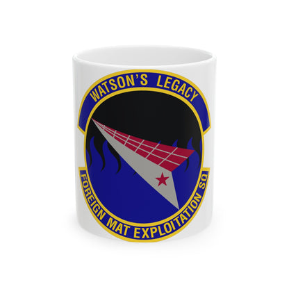 Foreign Material Exploitation Squadron (U.S. Air Force) White Coffee Mug-11oz-The Sticker Space