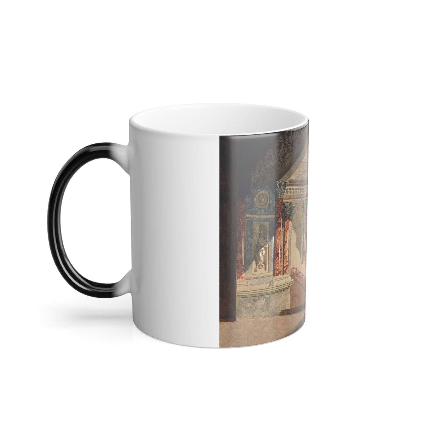 Franz Kopallik (1860-1931) The Hermitage Theatre - Gouache, Watercolour and Ink on Paper - Color Changing Mug 11oz-11oz-The Sticker Space