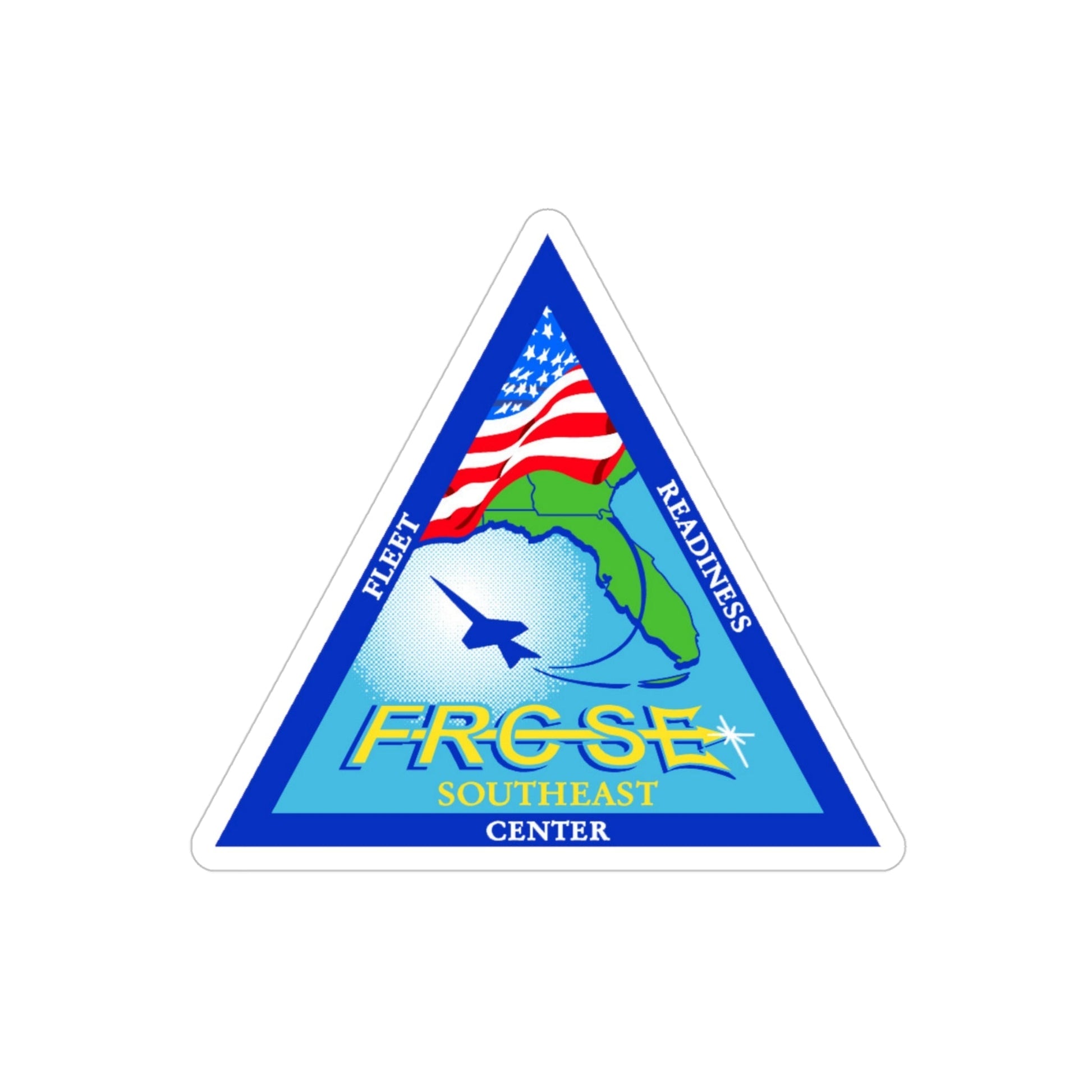 FRCSE Fleet Readiness Center South East (U.S. Navy) Transparent STICKER Die-Cut Vinyl Decal-4 Inch-The Sticker Space