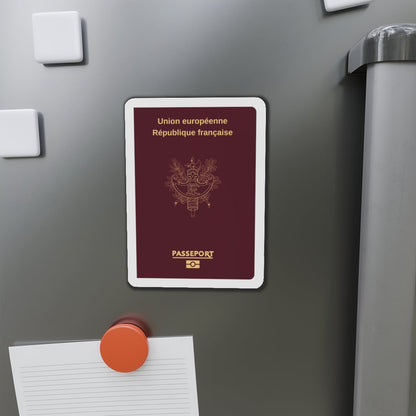 French Passport - Die-Cut Magnet-The Sticker Space