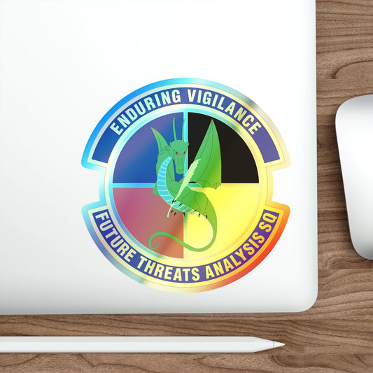 Future Threats Analysis Squadron (U.S. Air Force) Holographic STICKER Die-Cut Vinyl Decal-The Sticker Space
