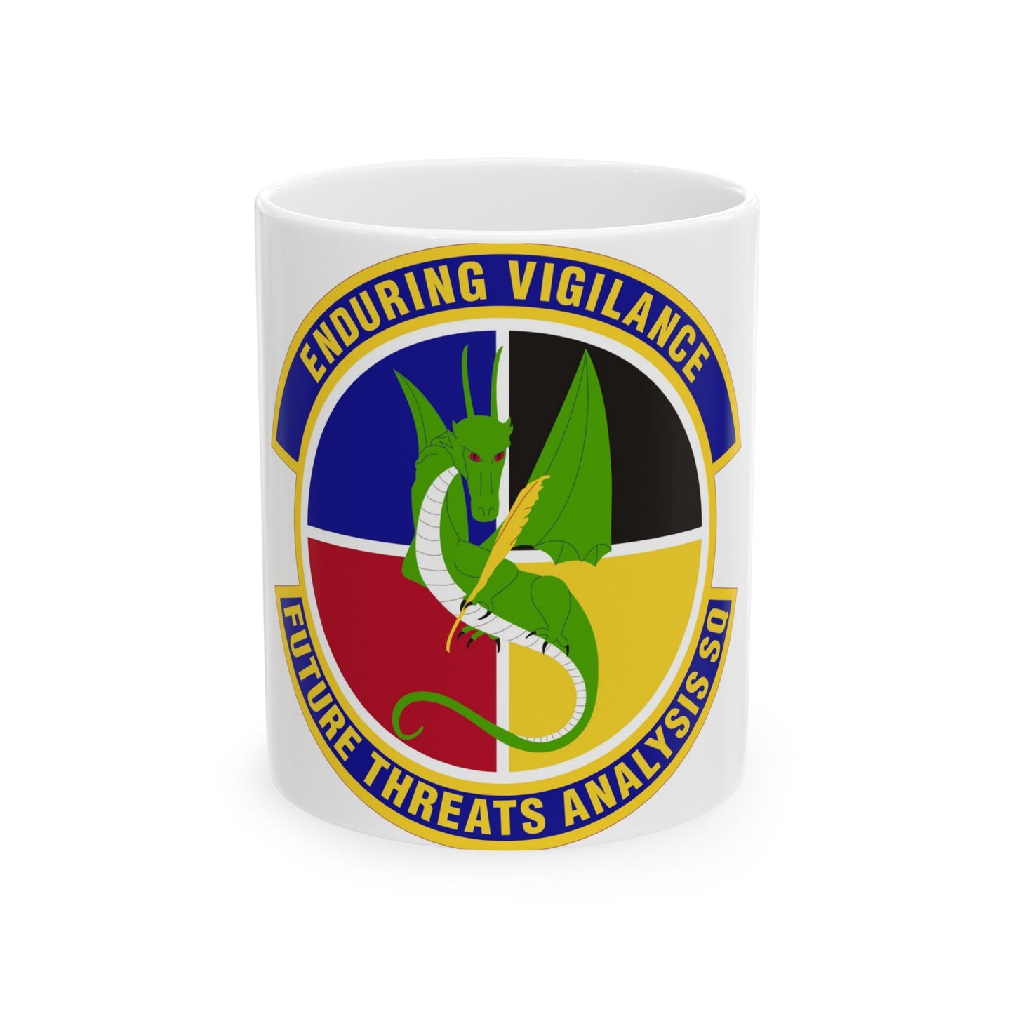 Future Threats Analysis Squadron (U.S. Air Force) White Coffee Mug-11oz-The Sticker Space