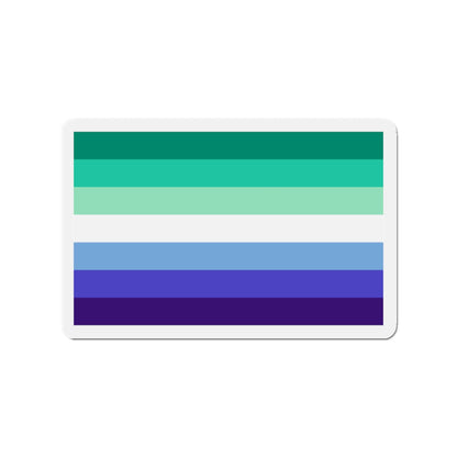 Gay Men Pride Flag - Die-Cut Magnet-2" x 2"-The Sticker Space