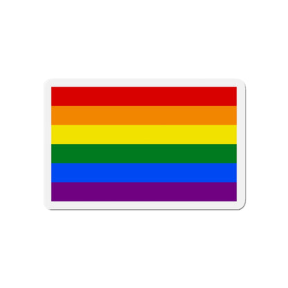 Gay Pride Flag - Die-Cut Magnet-5" x 5"-The Sticker Space