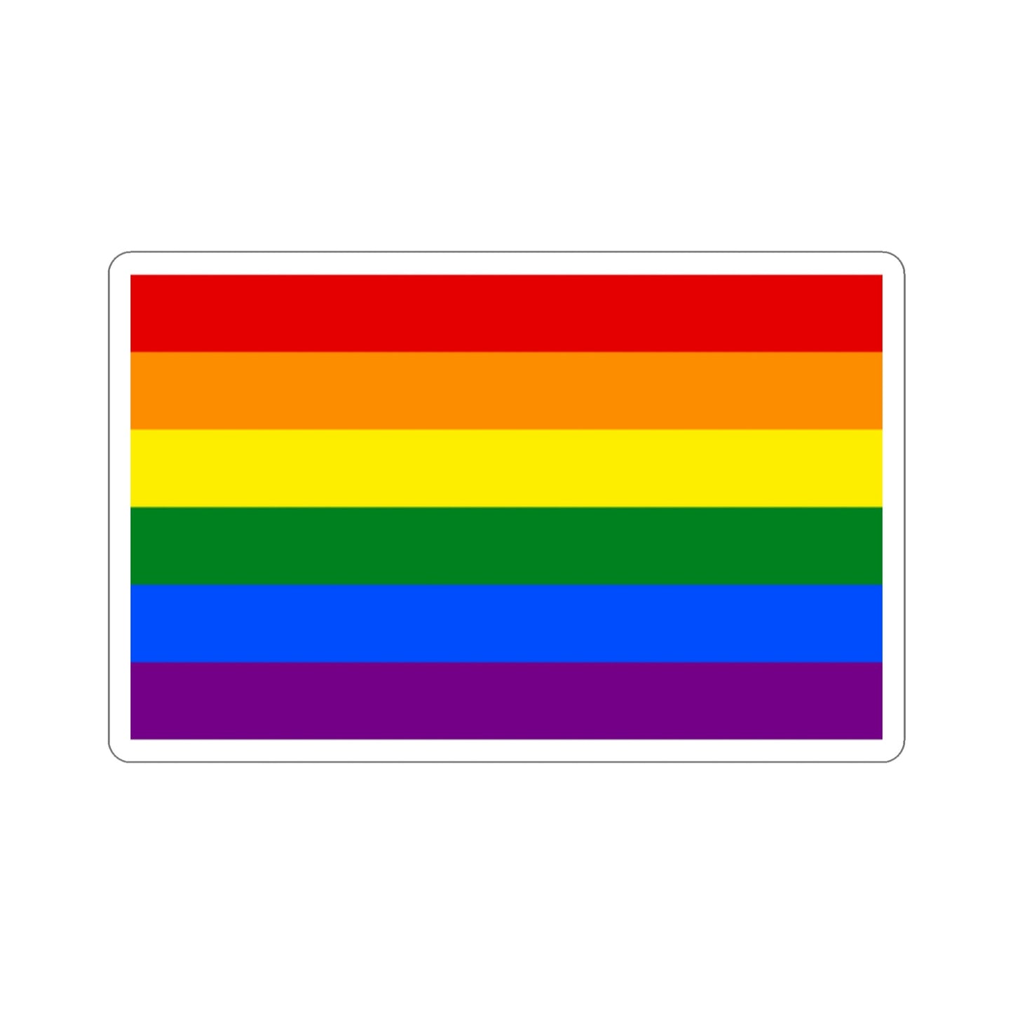 Gay Pride Flag STICKER Vinyl Die-Cut Decal-2 Inch-The Sticker Space