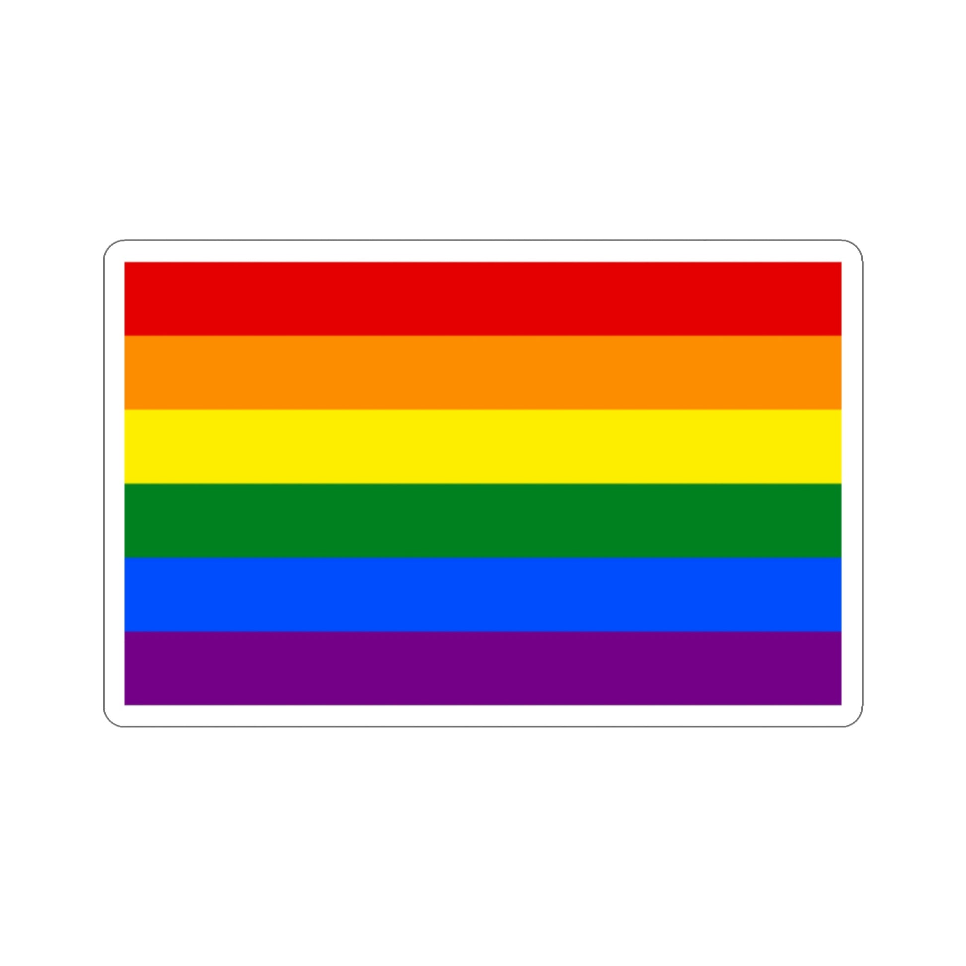 Gay Pride Flag STICKER Vinyl Die-Cut Decal-2 Inch-The Sticker Space