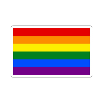 Gay Pride Flag STICKER Vinyl Die-Cut Decal-4 Inch-The Sticker Space