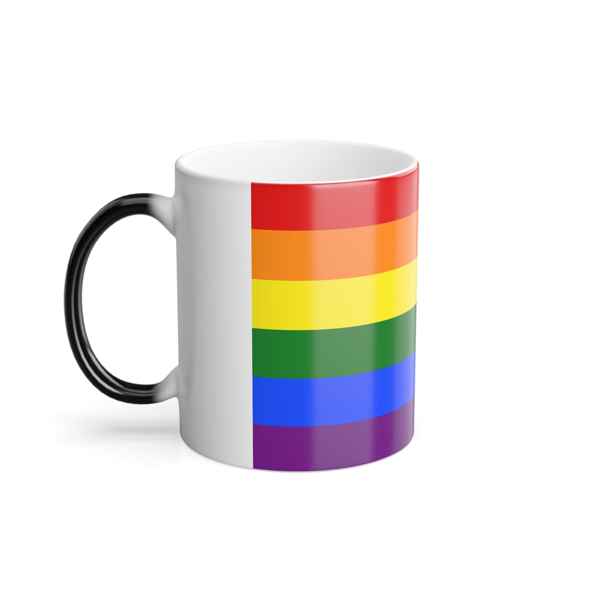 Gay Pride Pride Flag - Color Changing Mug 11oz-11oz-The Sticker Space