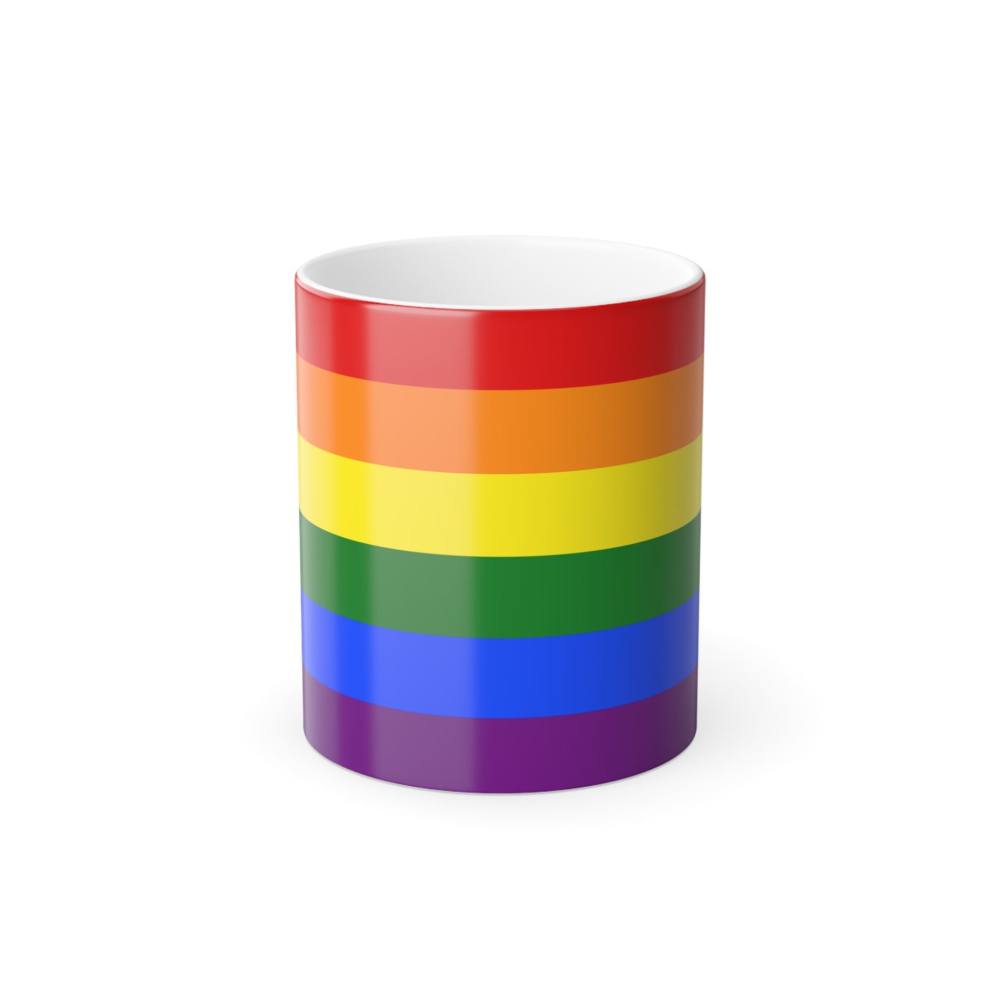 Gay Pride Pride Flag - Color Changing Mug 11oz-11oz-The Sticker Space
