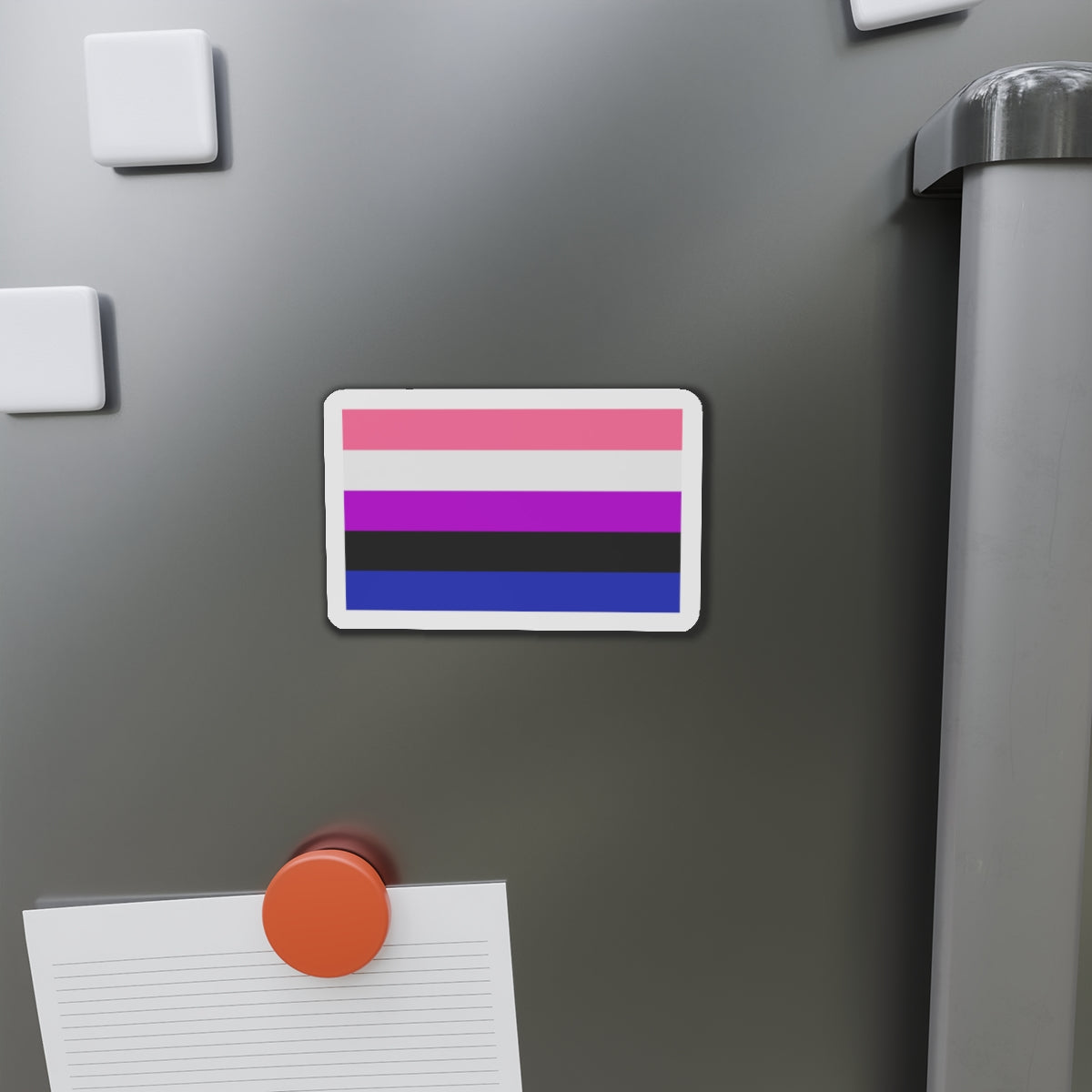 Genderfluidity Pride Flag - Die-Cut Magnet-The Sticker Space
