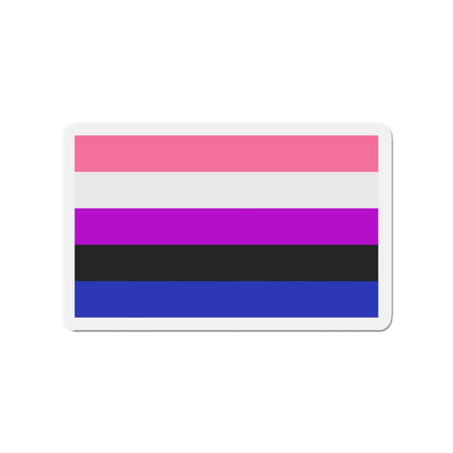 Genderfluidity Pride Flag - Die-Cut Magnet-3" x 3"-The Sticker Space