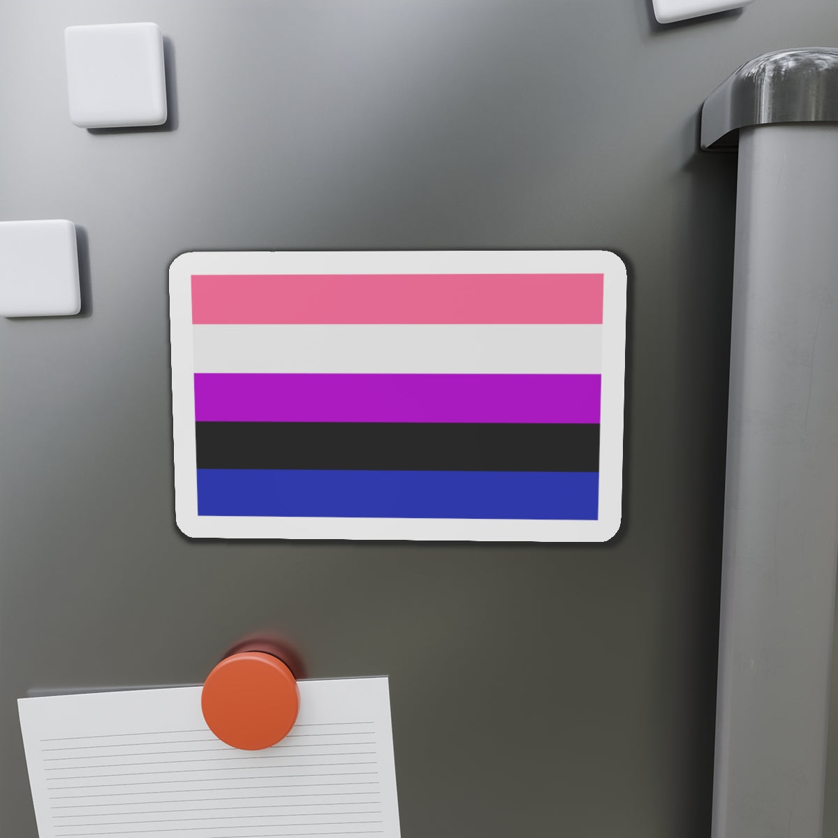 Genderfluidity Pride Flag - Die-Cut Magnet-The Sticker Space