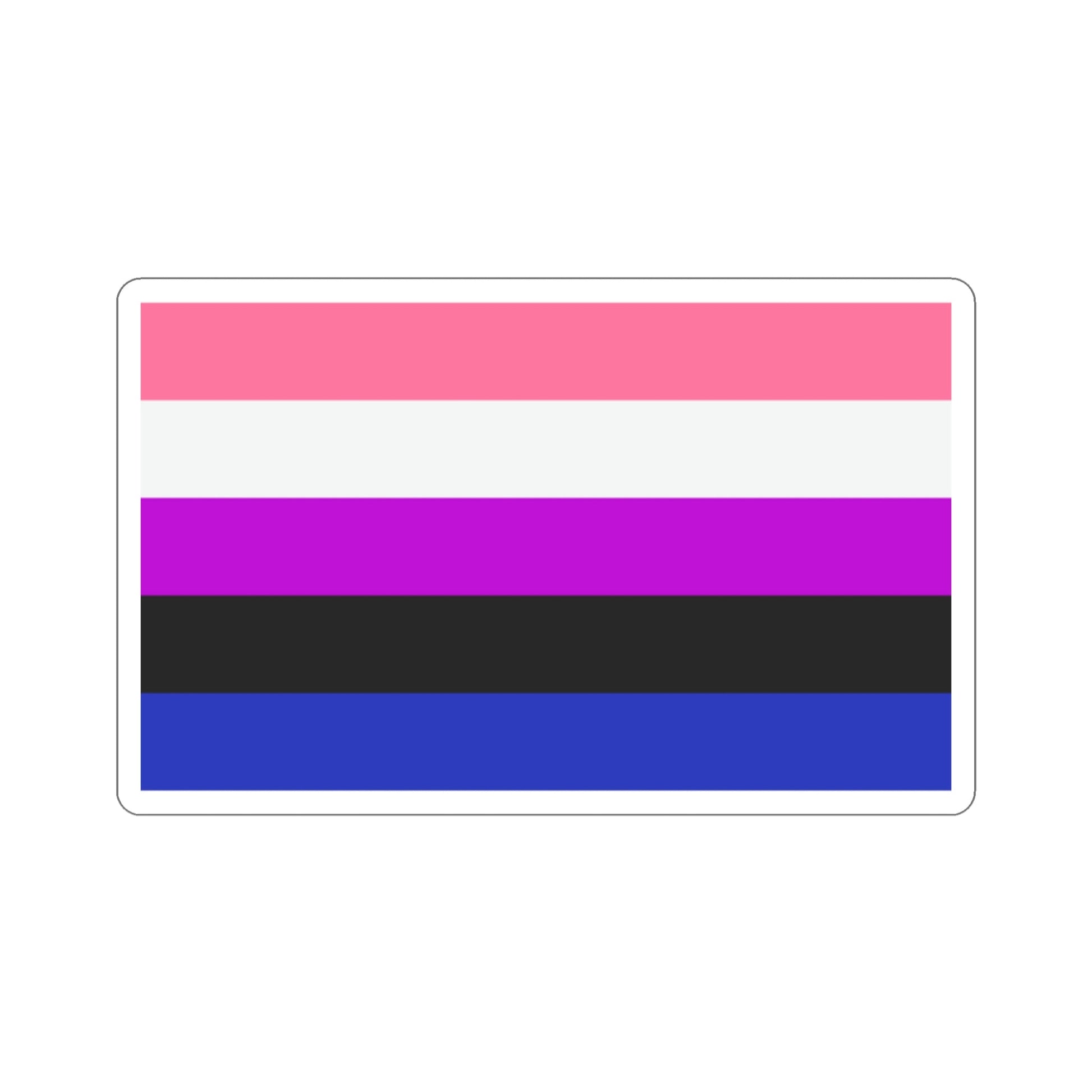 Genderfluidity Pride Flag STICKER Vinyl Die-Cut Decal-2 Inch-The Sticker Space