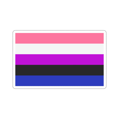 Genderfluidity Pride Flag STICKER Vinyl Die-Cut Decal-4 Inch-The Sticker Space