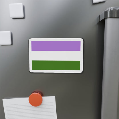 Genderqueer Pride Flag - Die-Cut Magnet-The Sticker Space