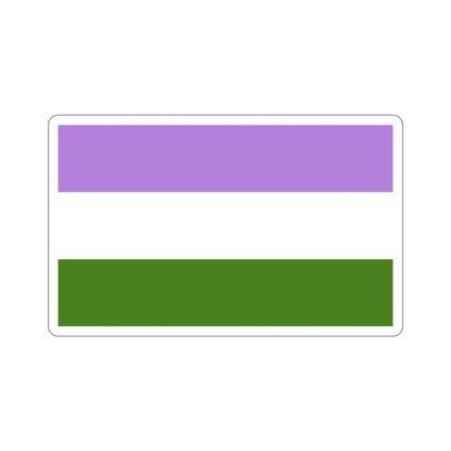 Genderqueer Pride Flag STICKER Vinyl Die-Cut Decal-3 Inch-The Sticker Space