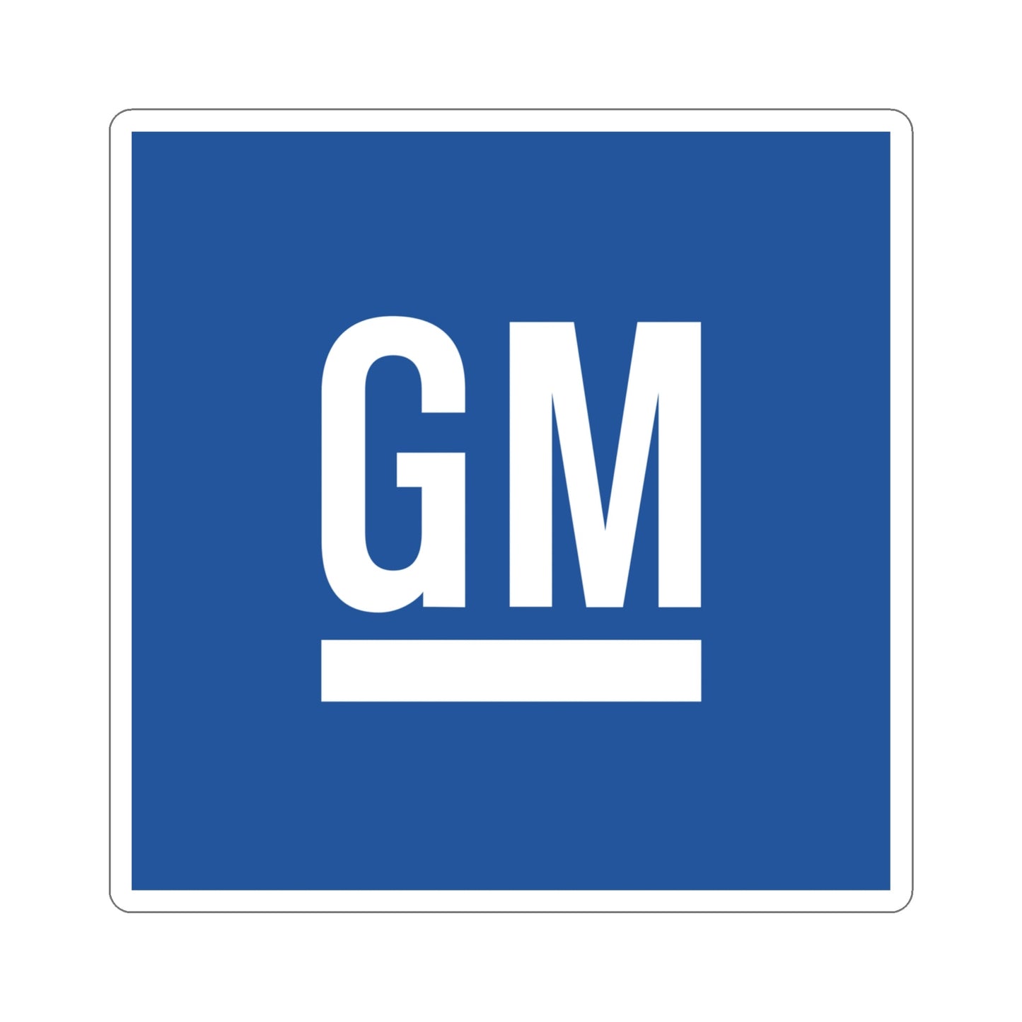 General Motors GM Car Logo STICKER Vinyl Die-Cut Decal-4 Inch-The Sticker Space