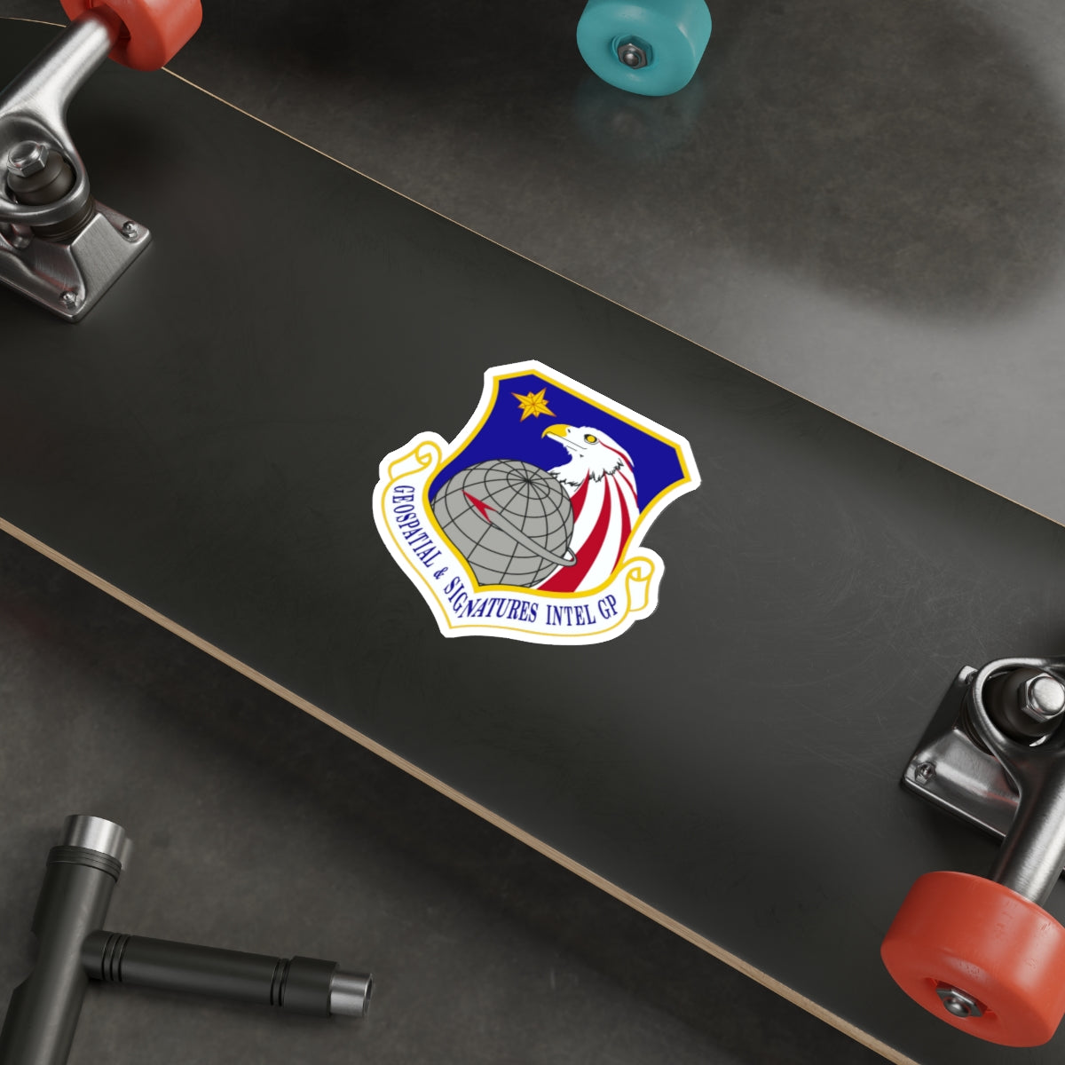 Geospatial and Signatures Intelligence Group (U.S. Air Force) STICKER Vinyl Die-Cut Decal-The Sticker Space