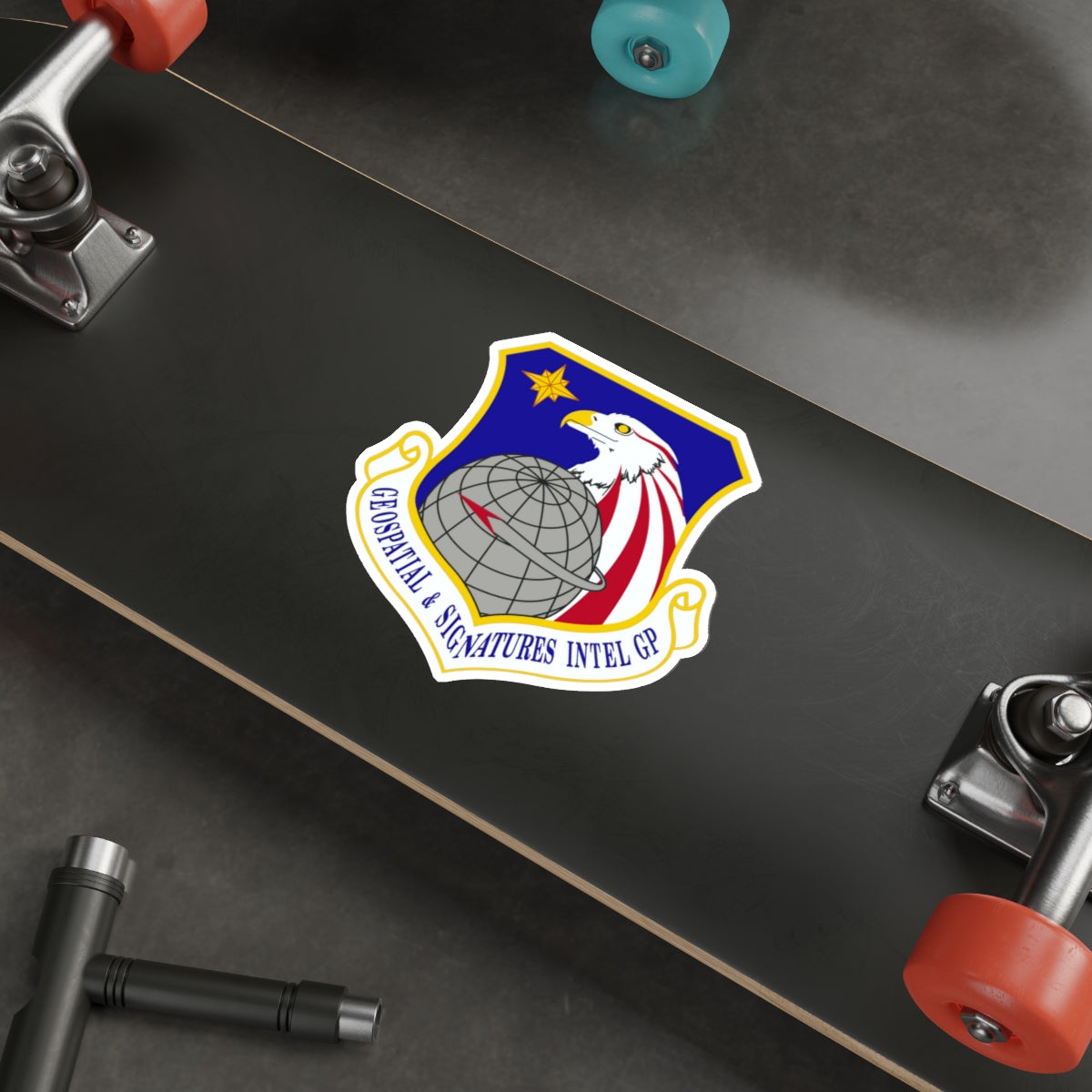 Geospatial and Signatures Intelligence Group (U.S. Air Force) STICKER Vinyl Die-Cut Decal-The Sticker Space