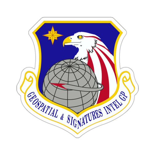 Geospatial and Signatures Intelligence Group (U.S. Air Force) STICKER Vinyl Die-Cut Decal-White-The Sticker Space