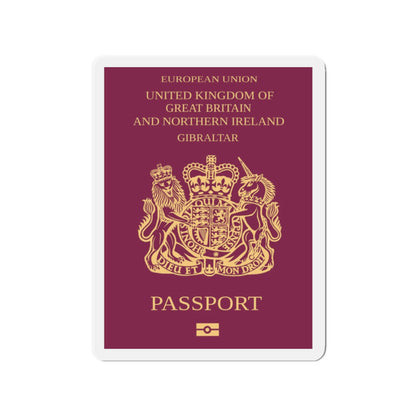 Gibraltar Passport - Die-Cut Magnet-2" x 2"-The Sticker Space