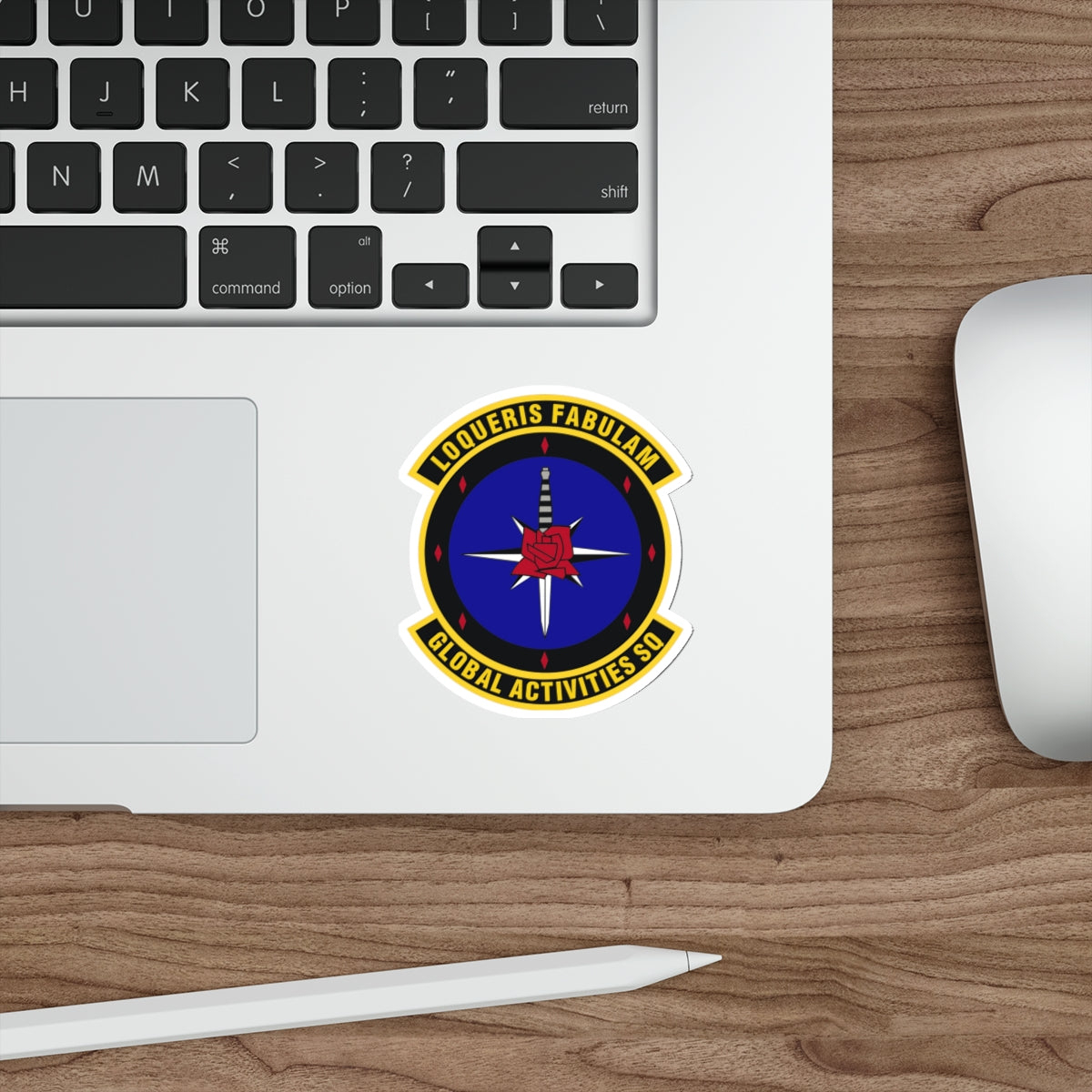Global Activities Squadron (U.S. Air Force) STICKER Vinyl Die-Cut Decal-The Sticker Space
