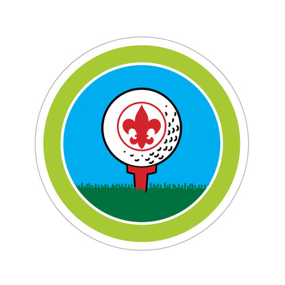 Golf (Boy Scouts Merit Badge) STICKER Vinyl Die-Cut Decal-4 Inch-The Sticker Space