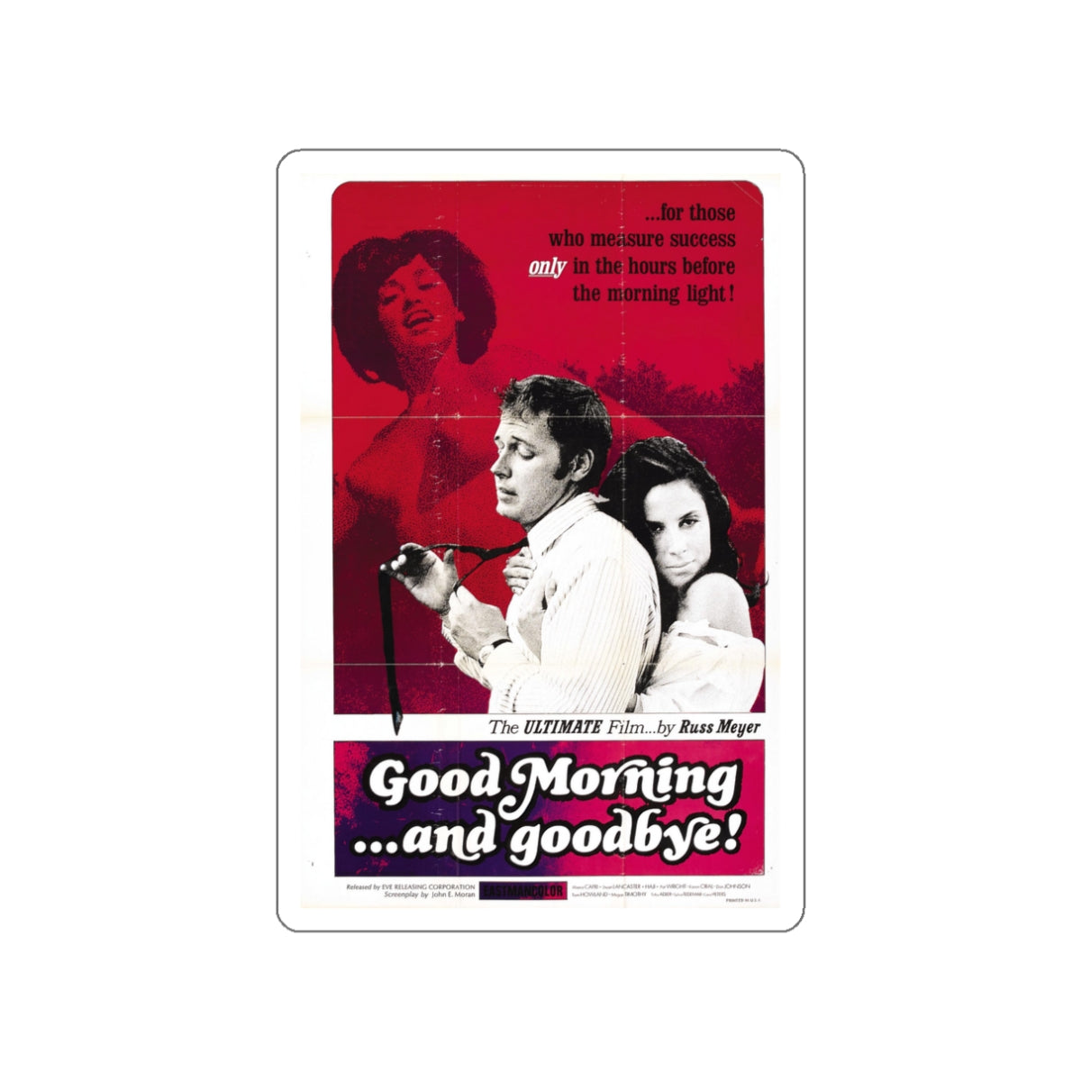 GOOD MORNING AND GOODBYE 1967 Movie Poster STICKER Vinyl Die-Cut Decal-3 Inch-The Sticker Space