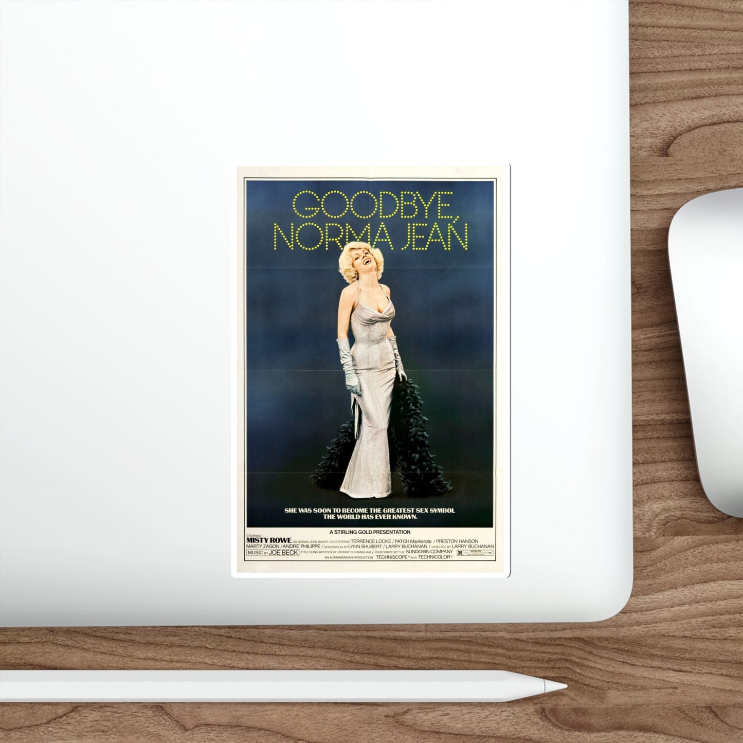 Goodbye Norma Jean 1976 Movie Poster STICKER Vinyl Die-Cut Decal-The Sticker Space