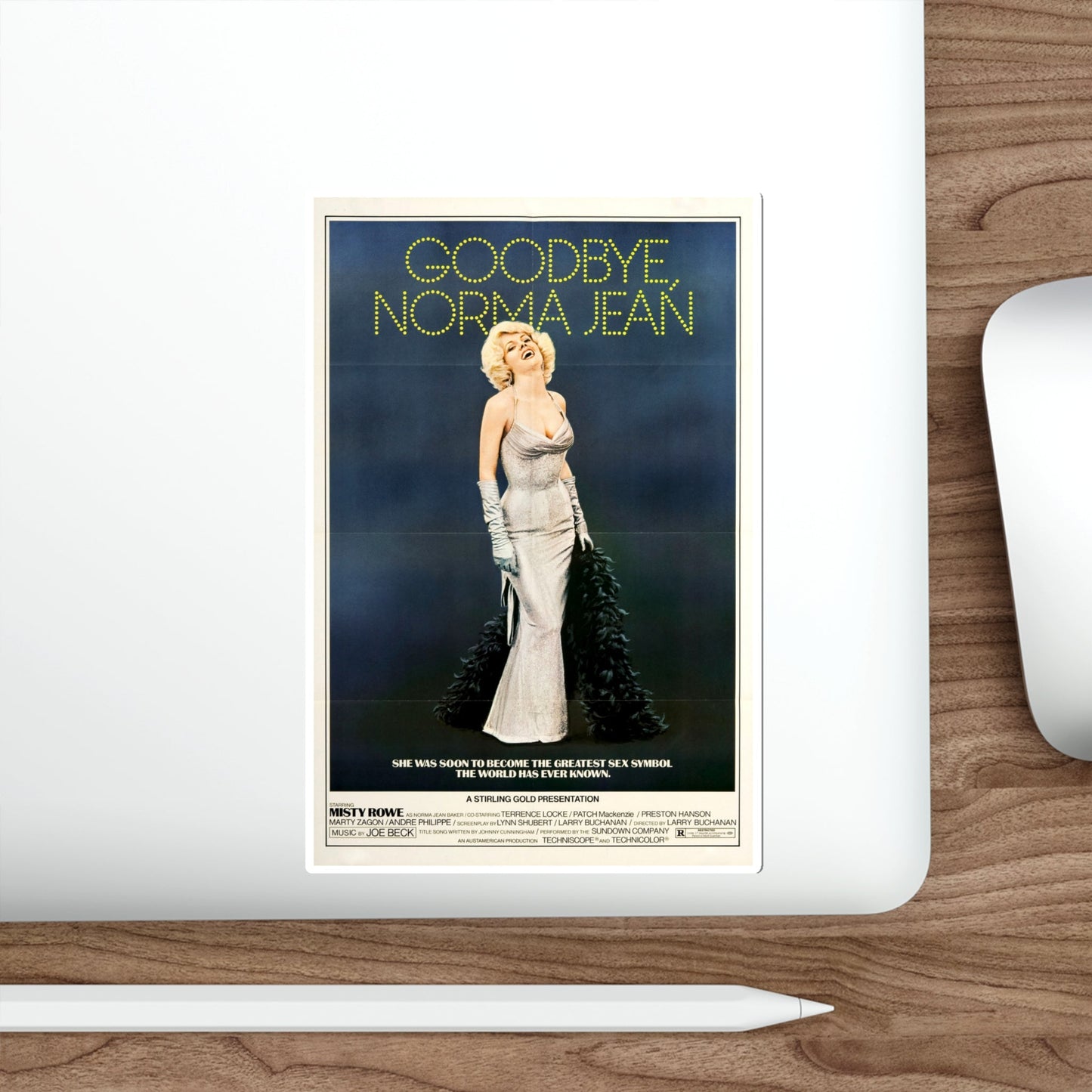 Goodbye Norma Jean 1976 Movie Poster STICKER Vinyl Die-Cut Decal-The Sticker Space