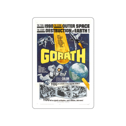 GORATH 1962 Movie Poster STICKER Vinyl Die-Cut Decal-2 Inch-The Sticker Space