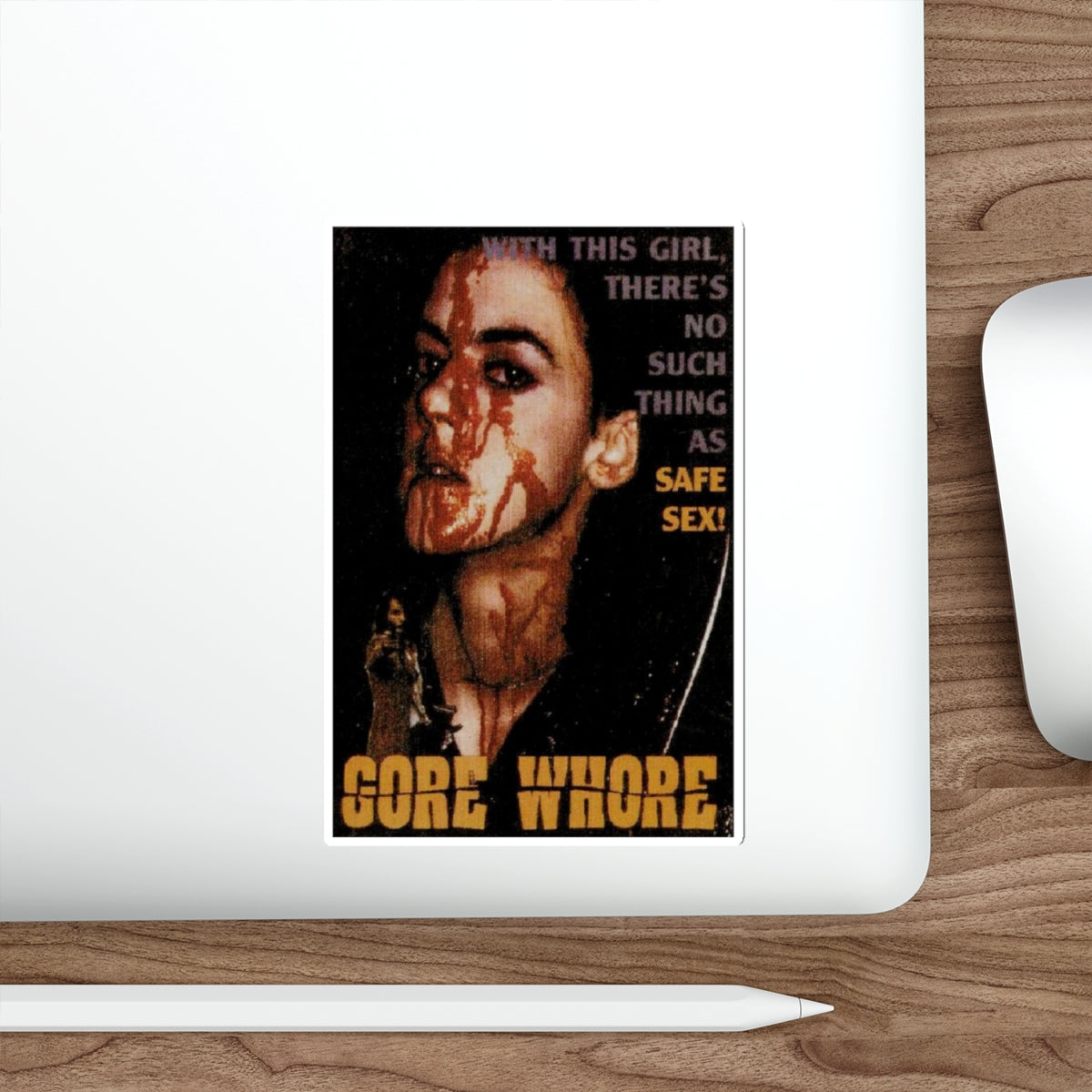 GORE WHORE 1994 Movie Poster STICKER Vinyl Die-Cut Decal-The Sticker Space