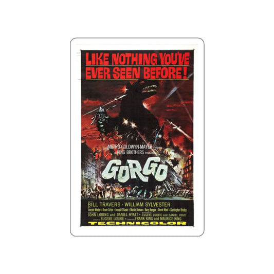 GORGO 1961 Movie Poster STICKER Vinyl Die-Cut Decal-2 Inch-The Sticker Space