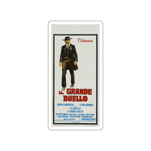 GRAND DUEL 1972 Movie Poster STICKER Vinyl Die-Cut Decal-2 Inch-The Sticker Space