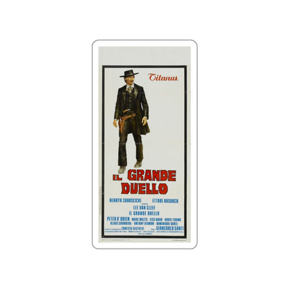 GRAND DUEL 1972 Movie Poster STICKER Vinyl Die-Cut Decal-3 Inch-The Sticker Space