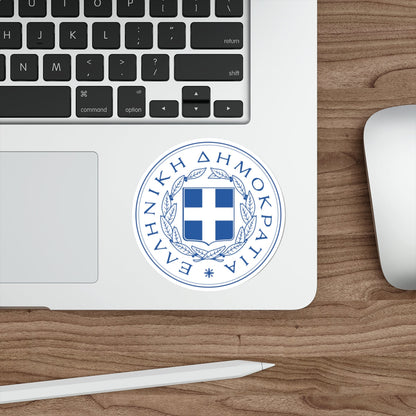 Great Seal of the State (Greece) STICKER Vinyl Die-Cut Decal-The Sticker Space