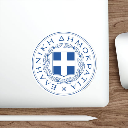 Great Seal of the State (Greece) STICKER Vinyl Die-Cut Decal-The Sticker Space
