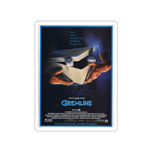 GREMLINS (TEASER) 2 1984 Movie Poster STICKER Vinyl Die-Cut Decal-2 Inch-The Sticker Space
