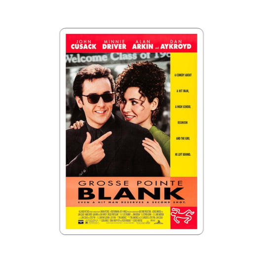 Grosse Pointe Blank 1997 Movie Poster STICKER Vinyl Die-Cut Decal-2 Inch-The Sticker Space