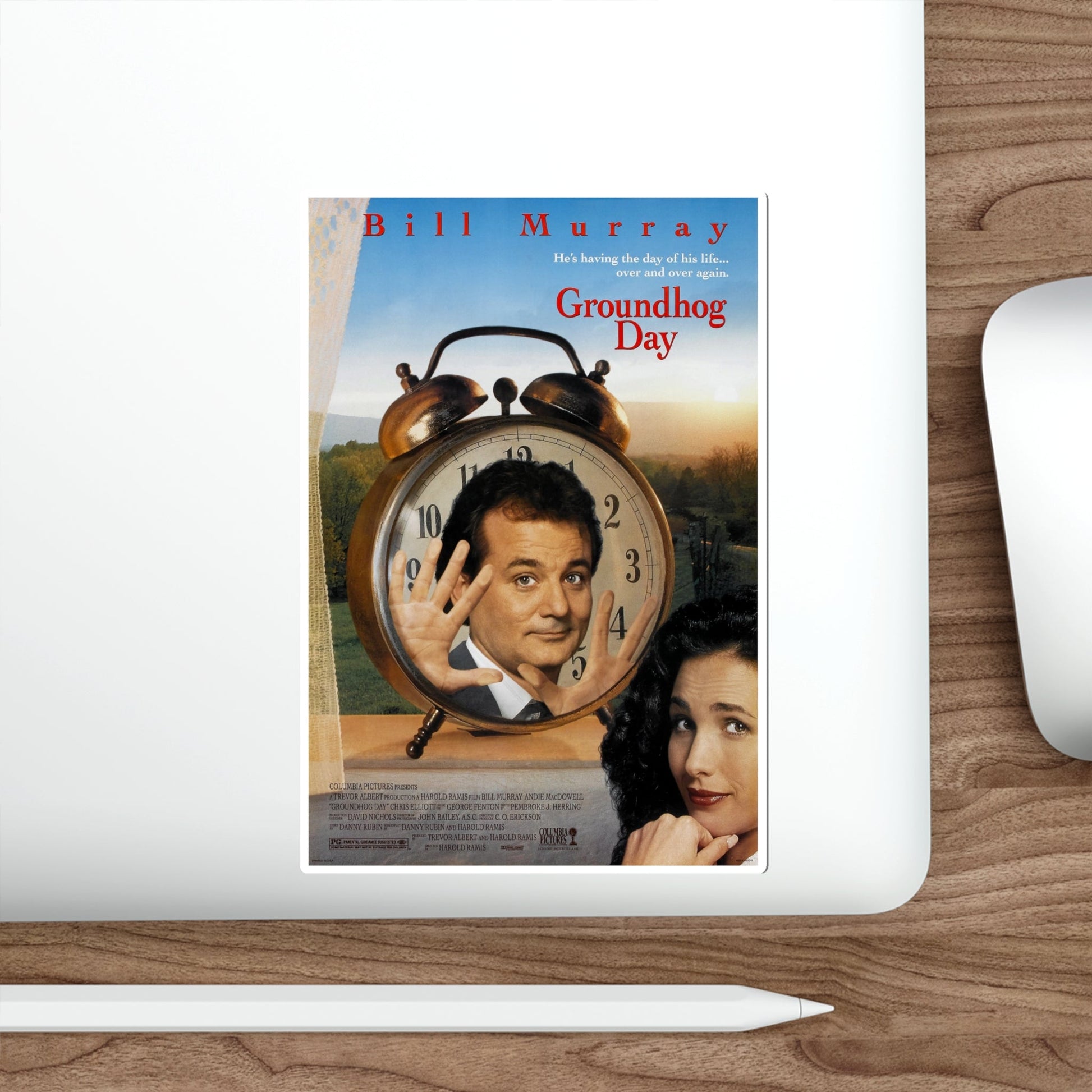 Groundhog Day 1993 Movie Poster STICKER Vinyl Die-Cut Decal-The Sticker Space