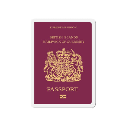 Guernsey Passport - Die-Cut Magnet-5" x 5"-The Sticker Space