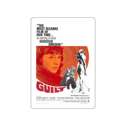 GUILT 1965 Movie Poster STICKER Vinyl Die-Cut Decal-2 Inch-The Sticker Space