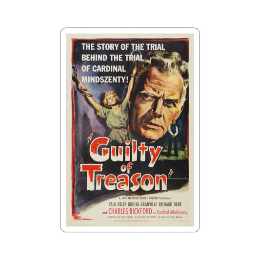 Guilty of Treason 1950 Movie Poster STICKER Vinyl Die-Cut Decal-6 Inch-The Sticker Space