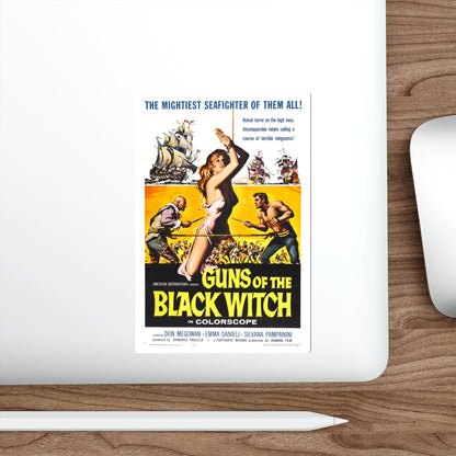 GUNS OF THE BLACK WITCH 1961 Movie Poster STICKER Vinyl Die-Cut Decal-The Sticker Space