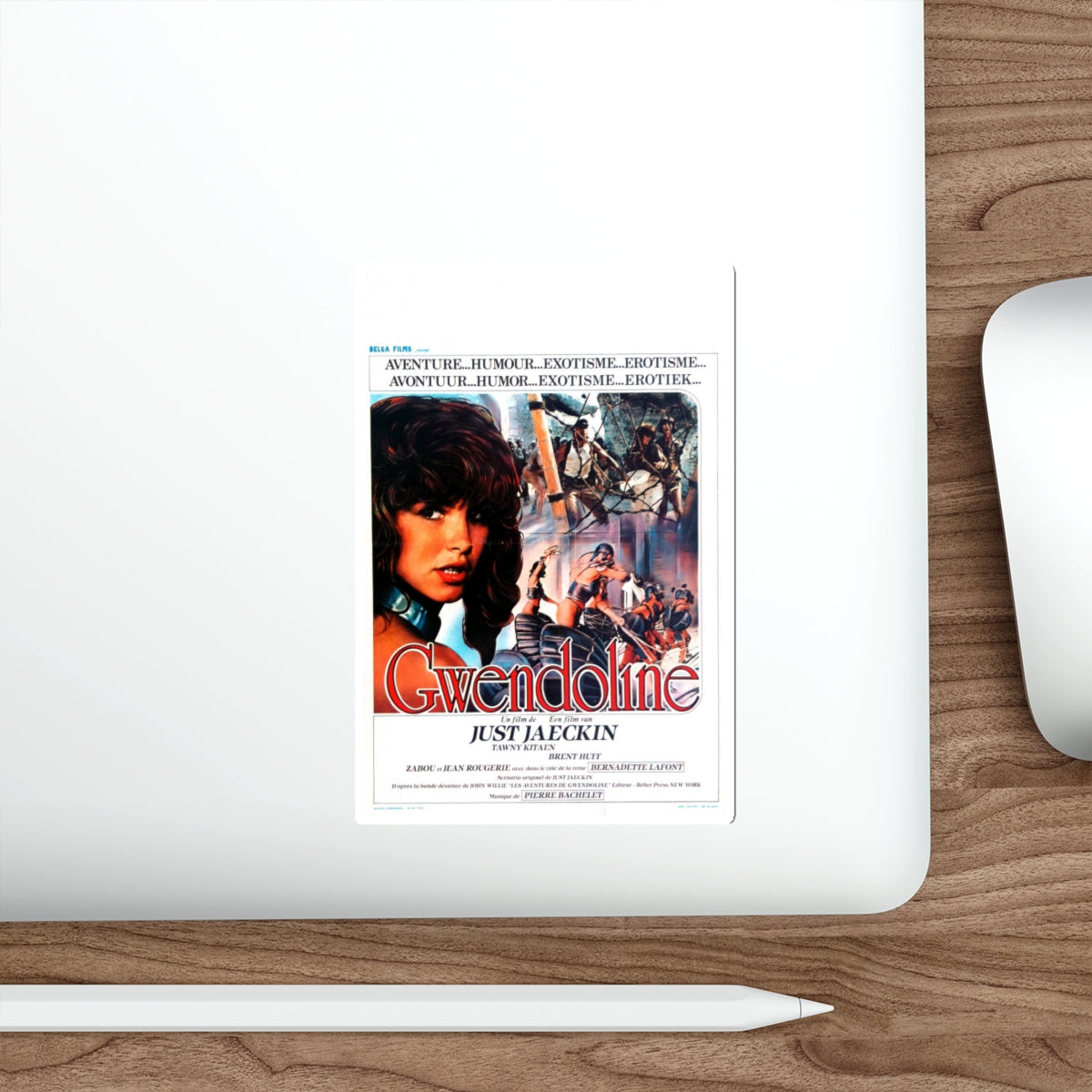 GWENDOLINE (FRENCH) 1984 Movie Poster STICKER Vinyl Die-Cut Decal-The Sticker Space
