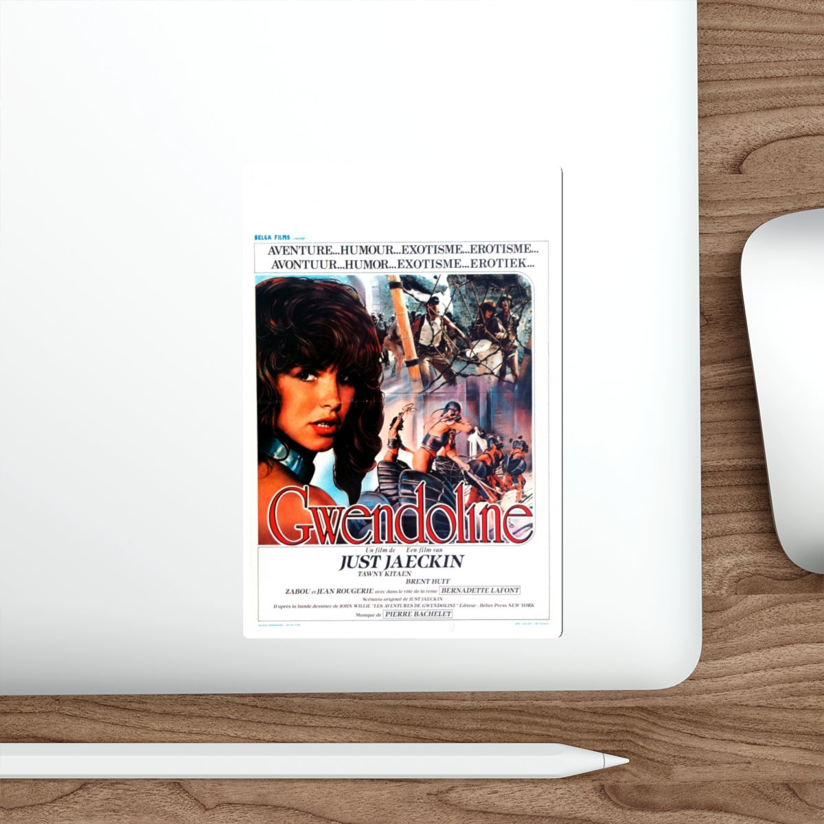 GWENDOLINE (FRENCH) 1984 Movie Poster STICKER Vinyl Die-Cut Decal-The Sticker Space